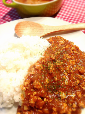 市販ルーで簡単*キーマカレー